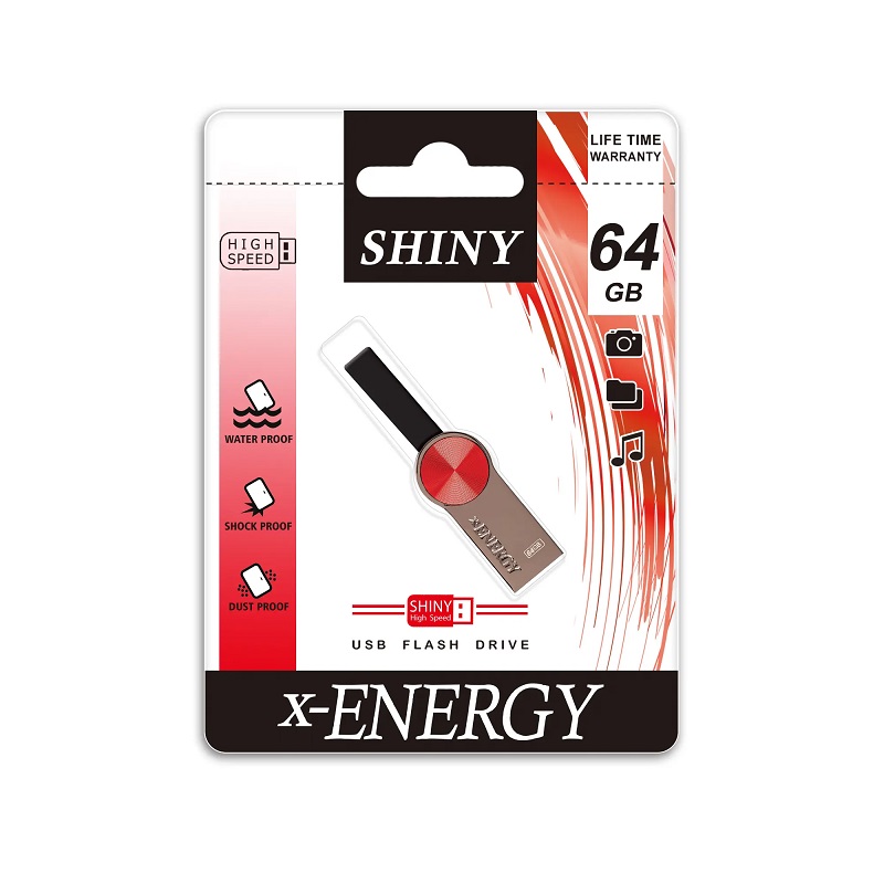 فلش مموری ایکس-انرژی مدل SHINY ظرفیت 64 گیگابایت