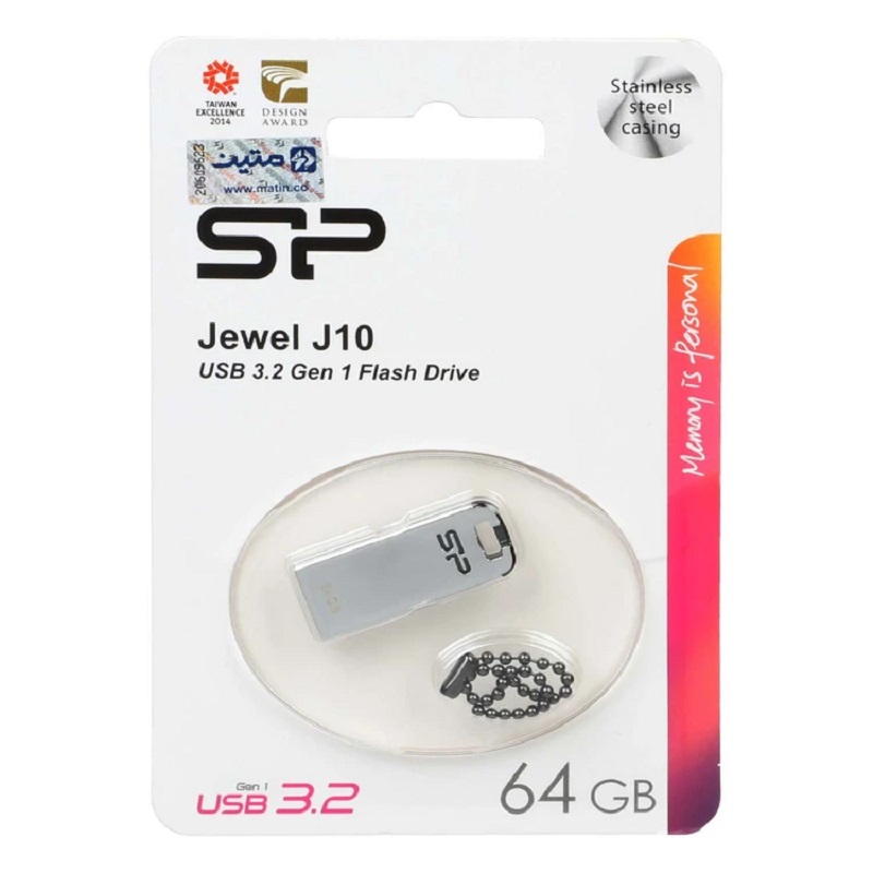 فلش مموری 64 گیگابایت سیلیکون پاور مدل Silicon Power Jewel J10 USB 3.2 با گارانتی شرکتی