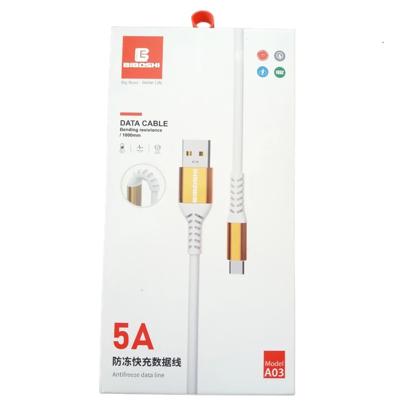 کابل USB به microUSB بیبوشی مدل A03 طول 1 متر